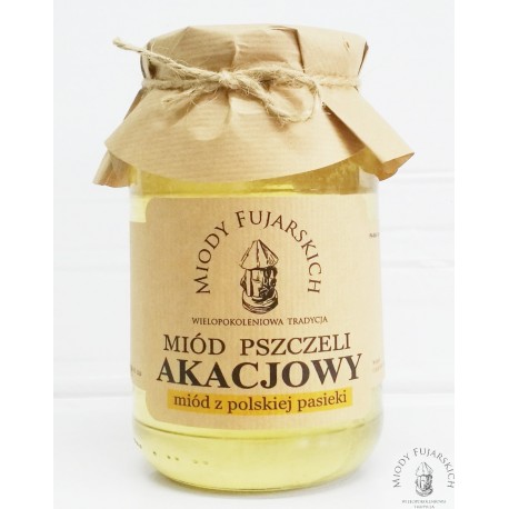 Miód pszczeli akacjowy 1250g OSTATNIE SZTUKI !