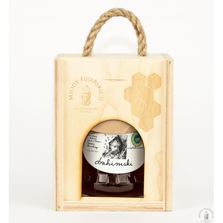 Zestaw w drewnianej skrzyneczce 350g