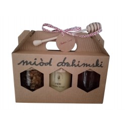 Zestaw kartonik 3x350g :orzechy,mango,cytryna- imbir