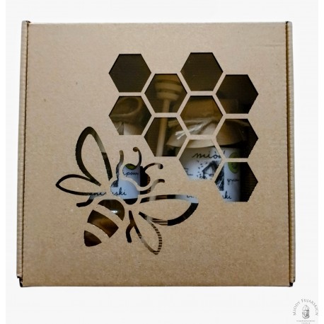 Zestaw kartonik 2x250g : wielokwiatowy,gryczany